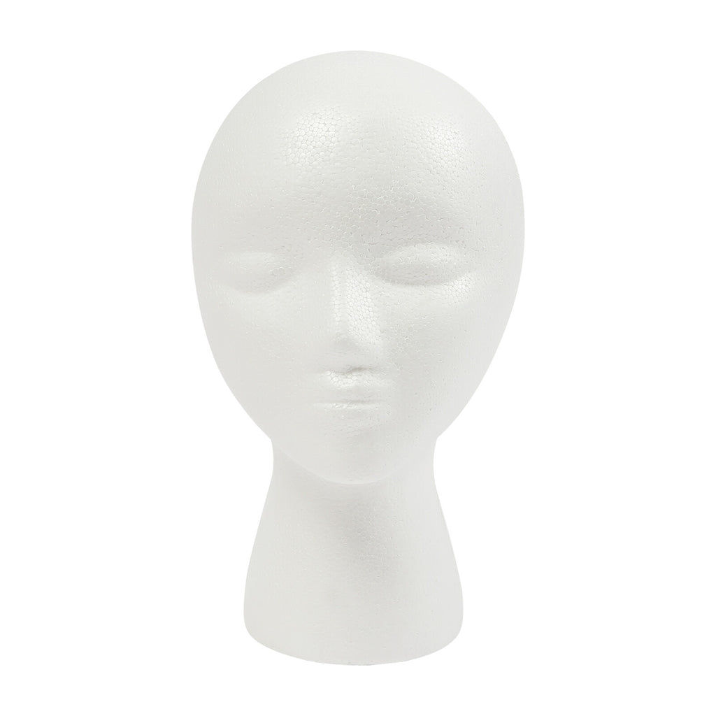12PCS White Realistic Female Mannequin Head for Wig Display and Styling