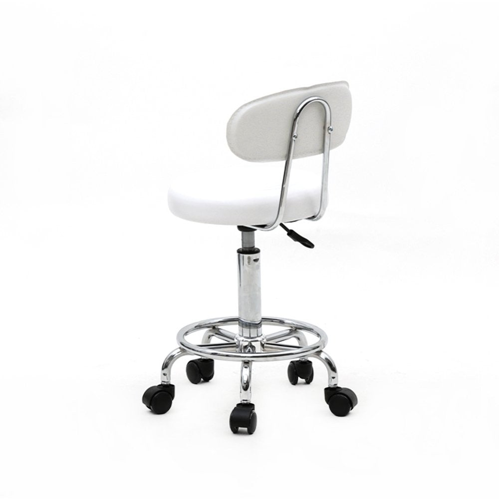 Adjustable Hydraulic Spa Salon Stool with Backrest