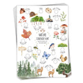 Nature Scavenger Hunt Cards Set for Outdoor Activities - 30 Pieces, 5x7 Inches