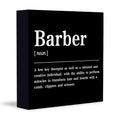 Wooden Decorative Box Sign for Home & Salon Decor 5x5 Inches