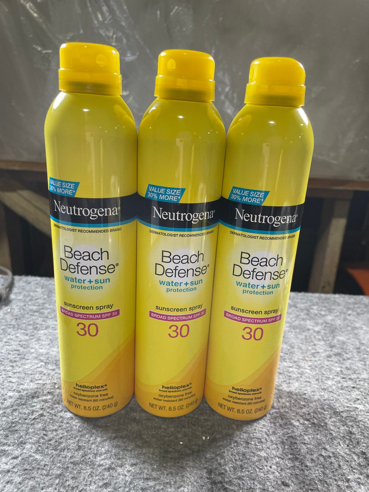 Water-Resistant Sunscreen Spray SPF 30 for Full Body Protection, Family Size