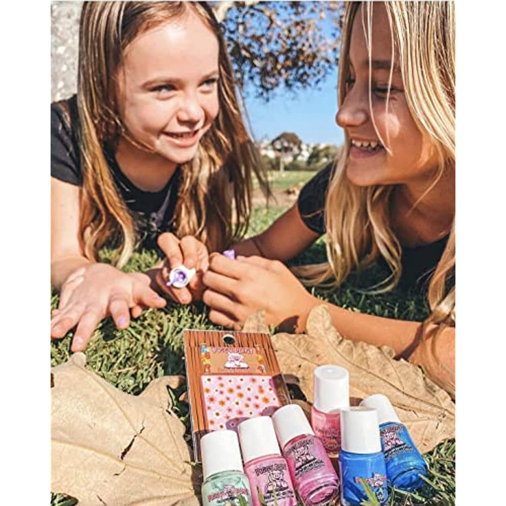 Non-Toxic Nail Polish Gift Set for Kids and Adults - Easter Bunny Theme