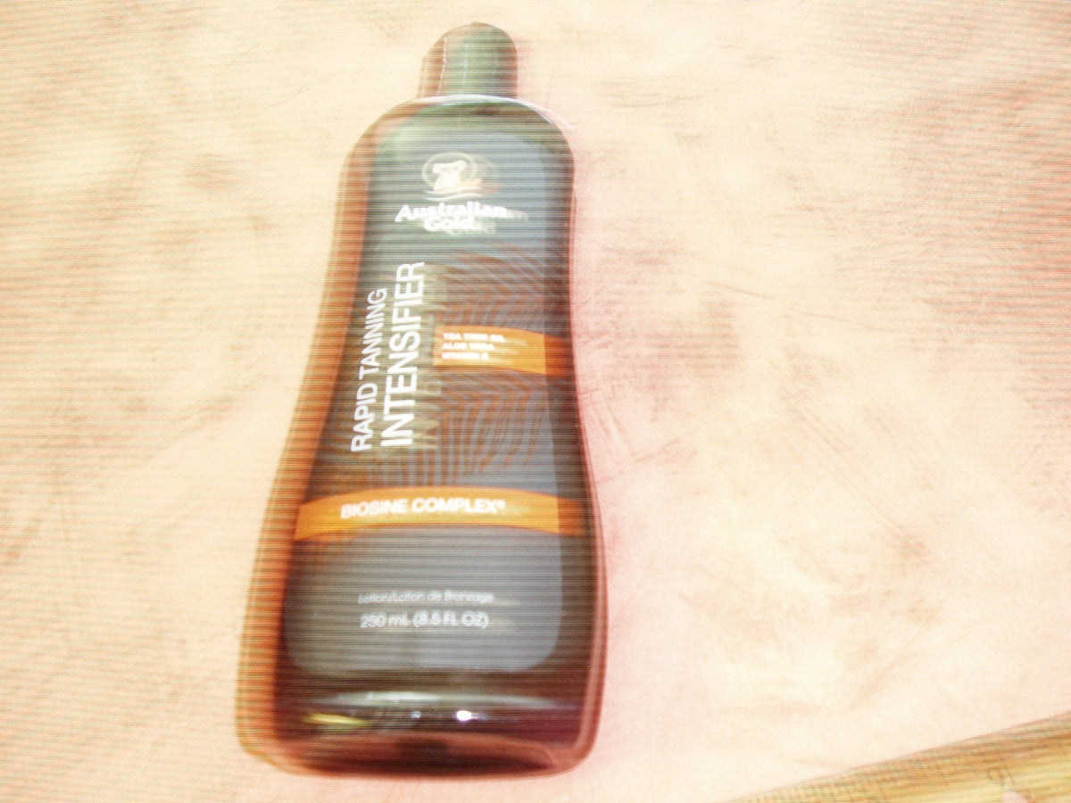 Australian Gold Tanning Lotion with Tea Tree Oil - Rapid Skin Intensifier, 8.5 Fl Oz