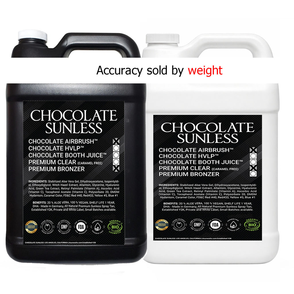 Sunless Airbrush Bronzing Spray Clear No Tint - Professional DHA 10% 32oz