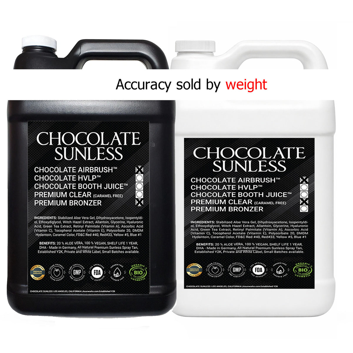 Sunless Airbrush Bronzing Spray Clear No Tint - Professional DHA 10% 32oz