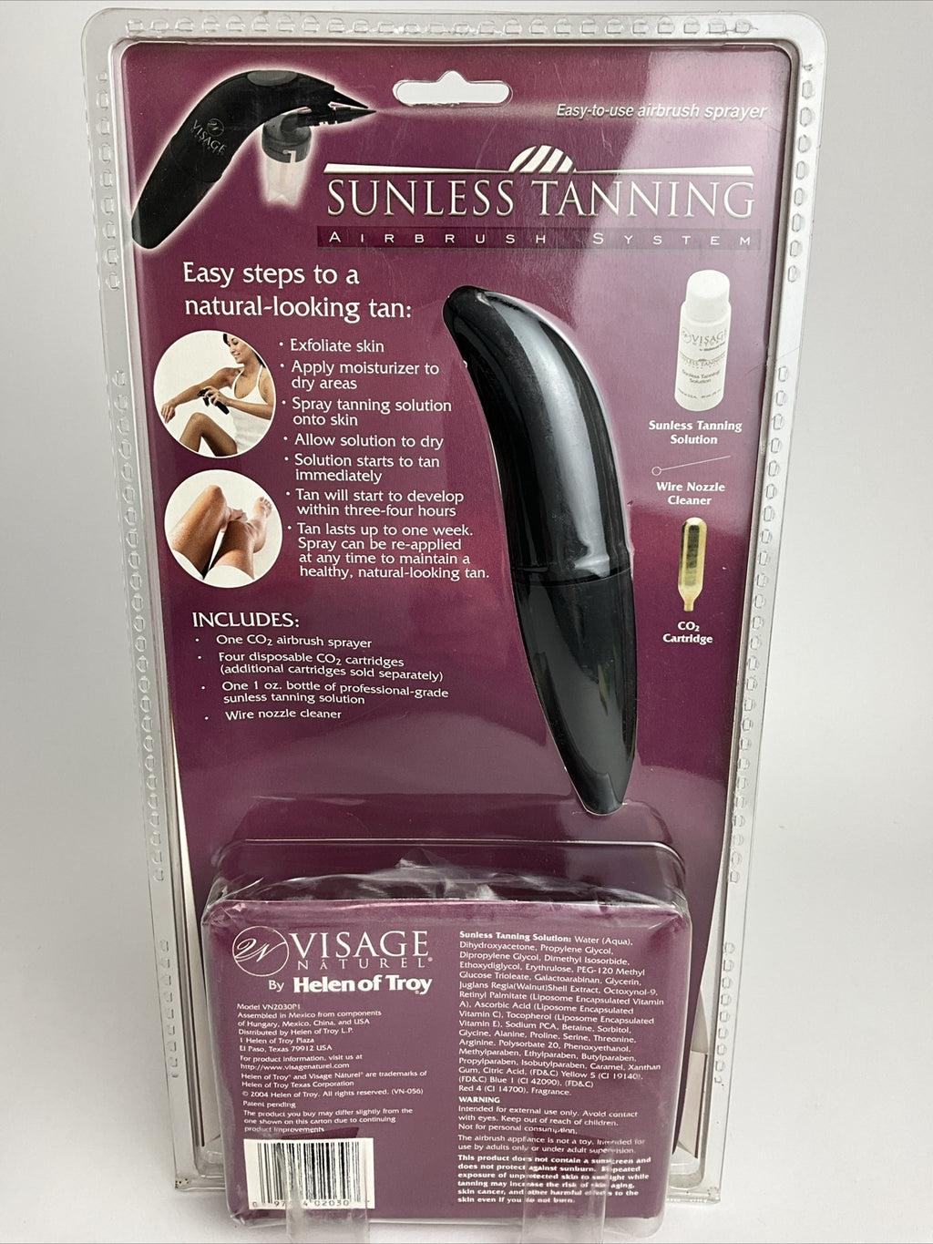 Sunless Tanning Airbrush System - Visage Naturel by Helen of Troy