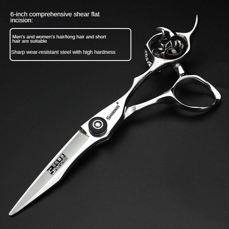 Professional Hairdressing Shears, 6-Inch Stainless Steel Hair Thinning Scissors