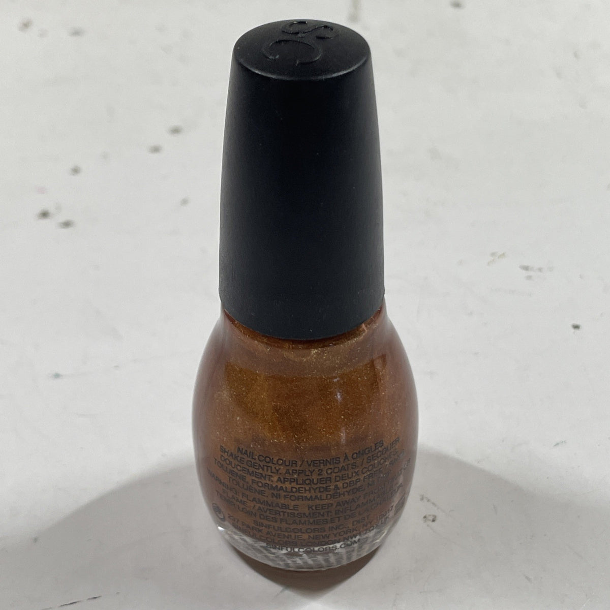 Copper Pot Nail Polish - Sinful Colors Professional Gold Lacquer 1503 - Rare Discontinued
