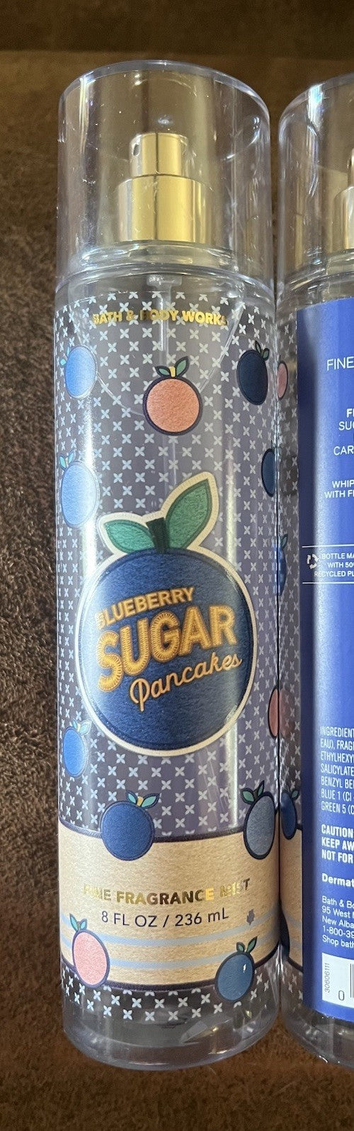Bath & Body Works Blueberry Sugar Pancakes Body Mist & Lotion Set - Discontinued