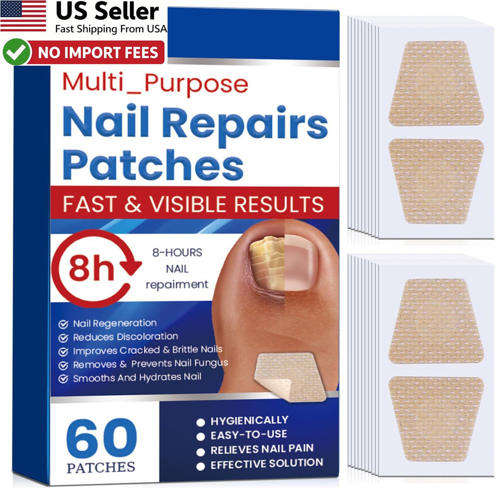 Fungal Nail Treatment Patches 60 Pack - Toenail Repair & Discoloration Relief