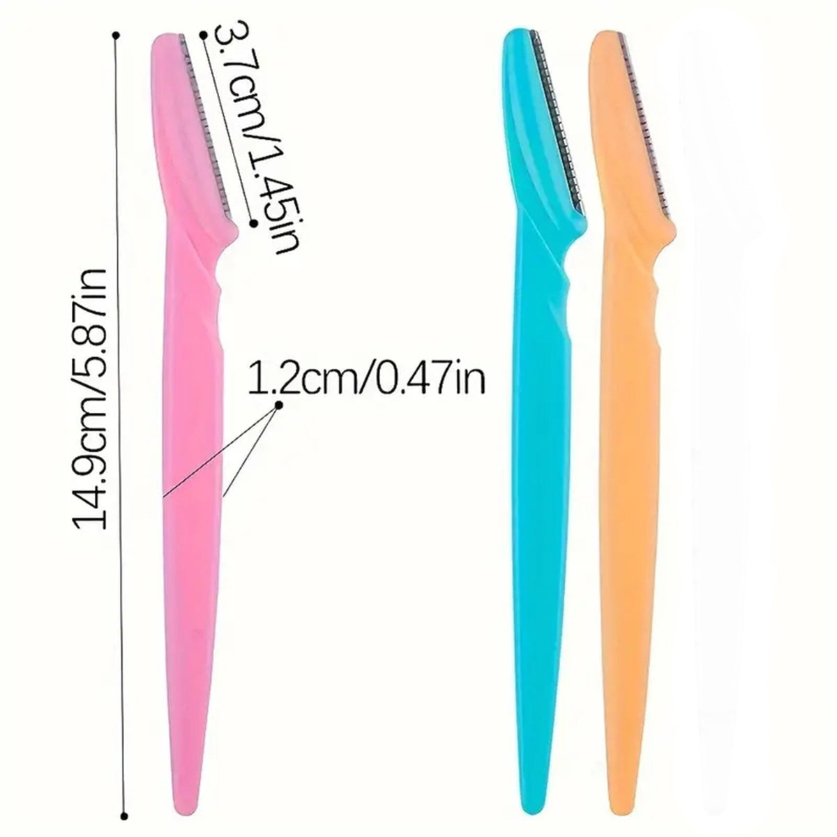 20/30/40 PCS Facial & Eyebrow Razors with Protective Cover - Hair Removal Tool