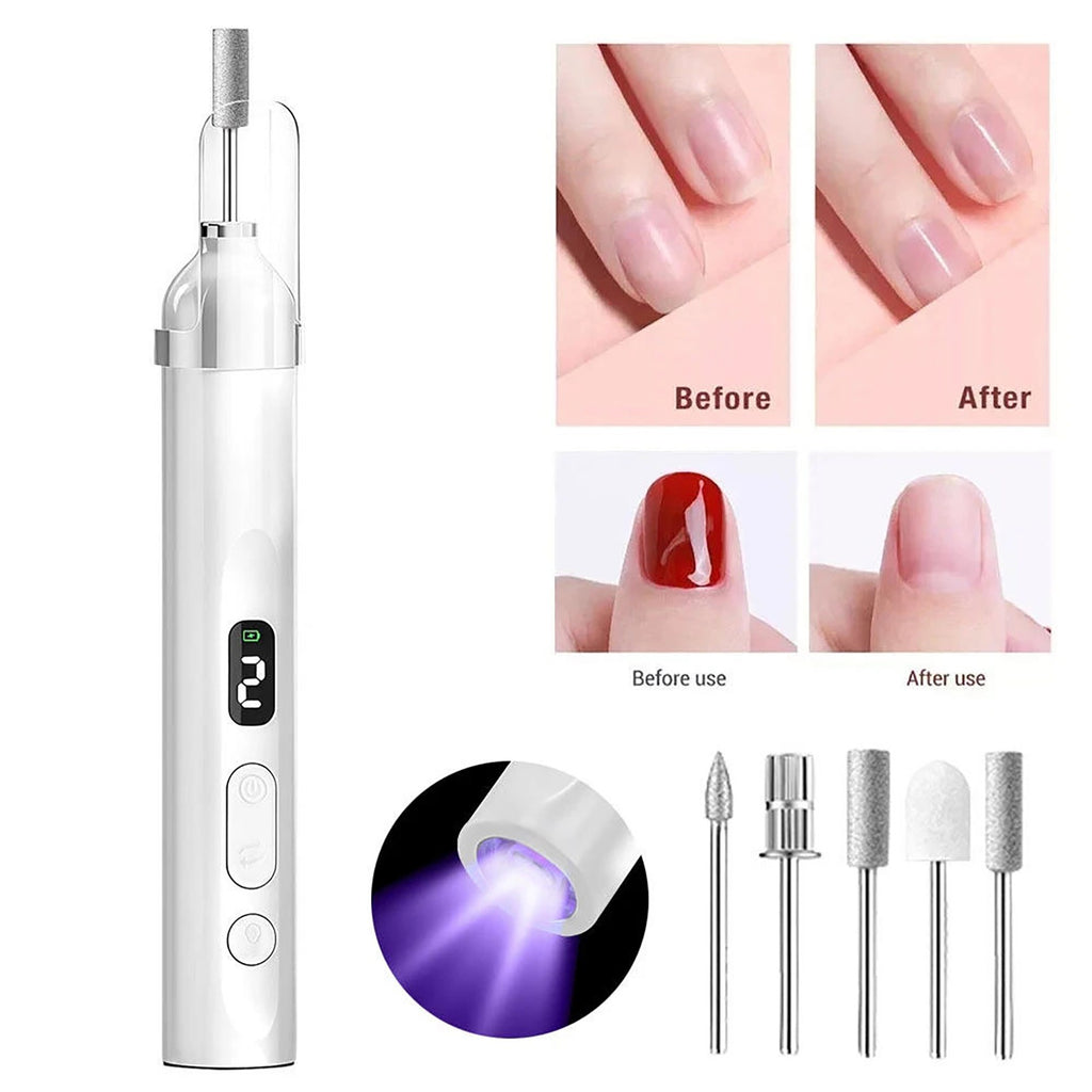 Electric Nail Drill Kit for Thick Toenails Manicure Pedicure Set