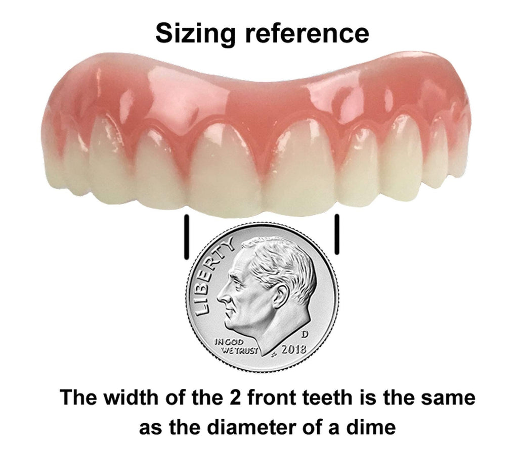 Natural Shade Upper Veneer Cosmetic Teeth - Comfort Fit Flex