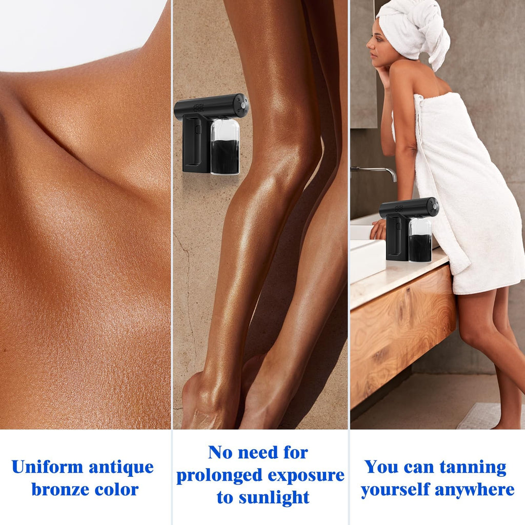 Professional Spray Tanning Machine with Melanin Support Technology - Cordless, Auto-Mist for Salon-Quality Results