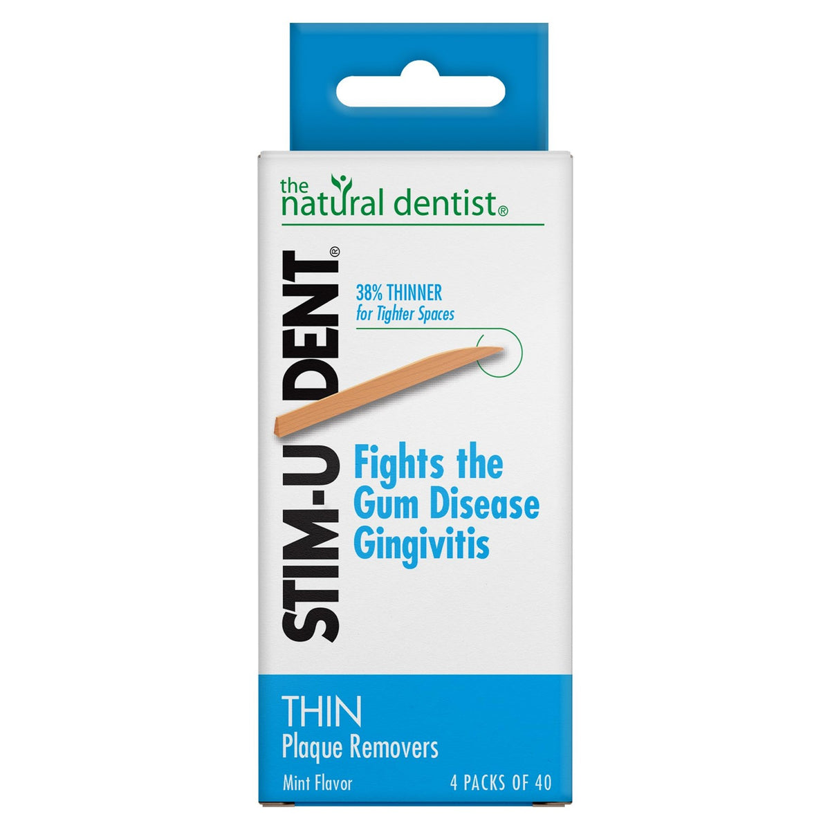 Natural Plaque Removers - Wooden Interdental Picks for Oral Care, 160 Count