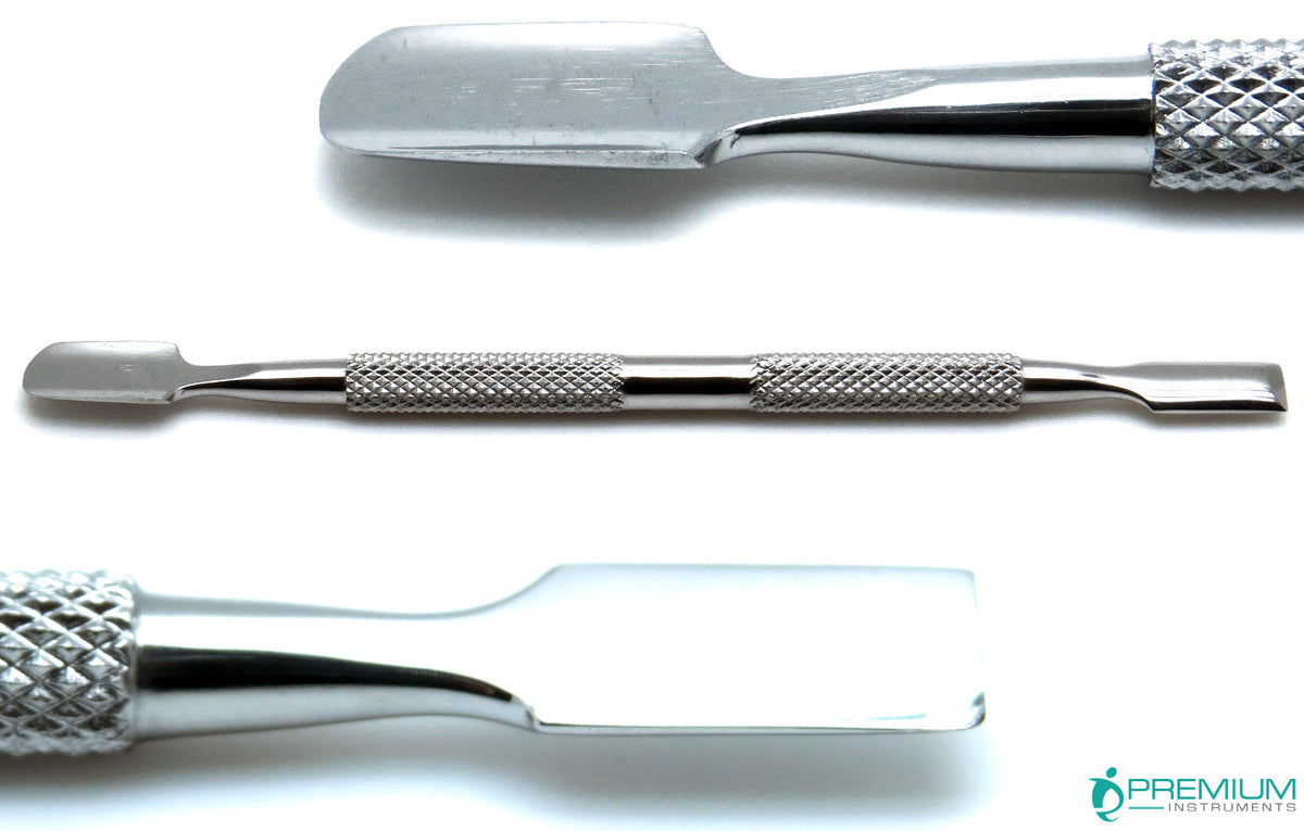 Set of 4 Stainless Steel Nail Pushers & Cuticle Removers for Manicure Pedicure
