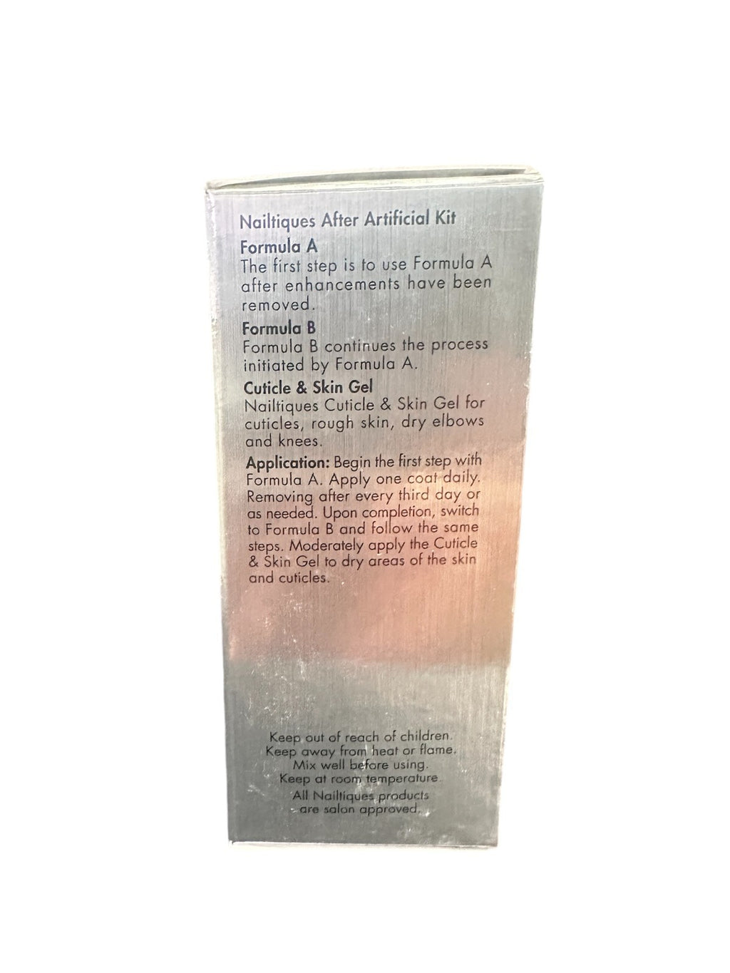 Nailtiques Nail Recovery After Artificial Nails Kit with Protein & Cuticle Gel