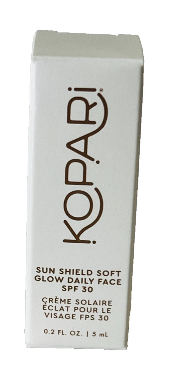Travel Size SPF 30 Sunscreen Face Shield - Soft Glow Daily Protection