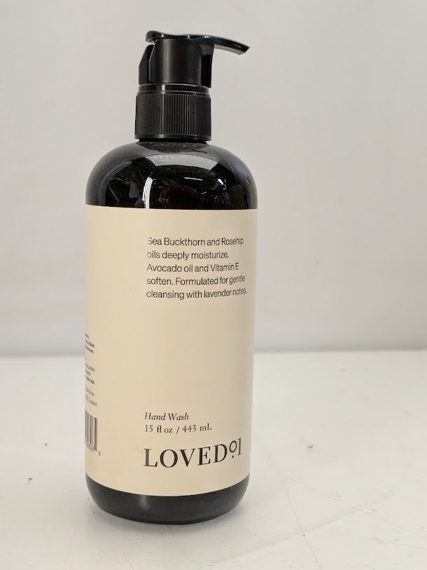 Loved01 Hydrating Liquid Hand Soap 15oz 2-Pack - Gentle Nourishing Formula