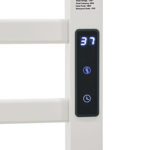Electric Floor-Standing Towel Warmer Rack with Adjustable Temperature 180W