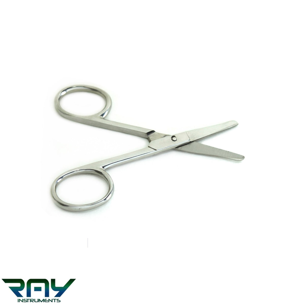 Nose Ear Facial Hair Remover Scissors - Stainless Steel Grooming Shears, Baby Safe Tip