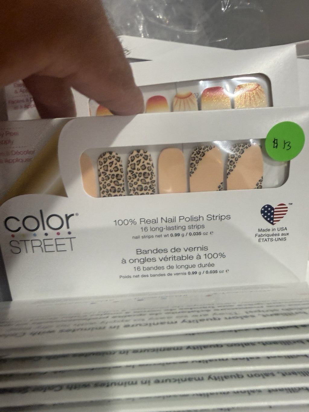 Nail Polish Strips 10-Pack Variety Mix - Peel & Apply Nail Wraps Bulk Set