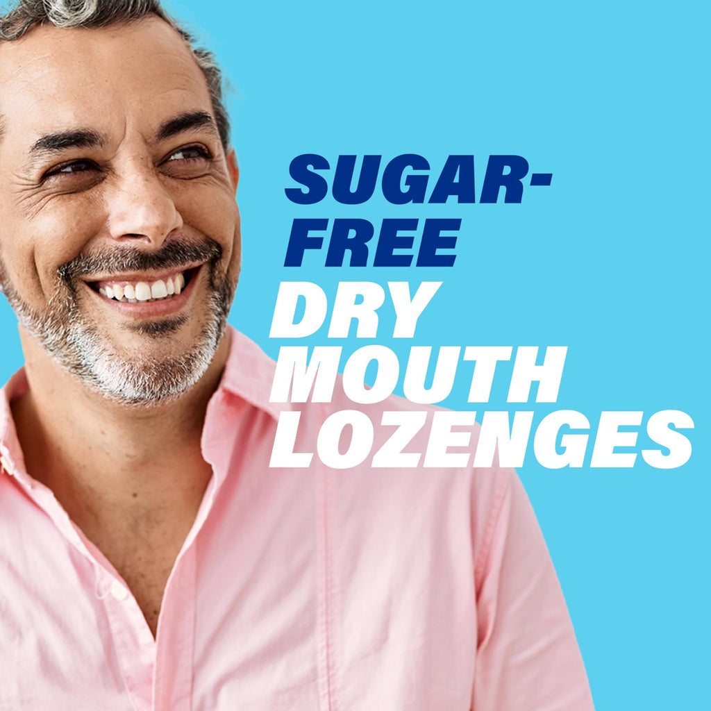 Dry Mouth Lozenges with Xylitol and Honey-Lemon Flavor – Soothes, Moisturizes & Freshens Breath