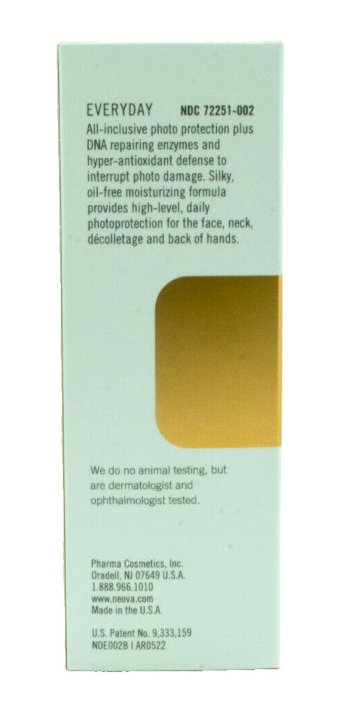 SPF 44 Facial Moisturizer with Antioxidants - Lightweight Sun Protection