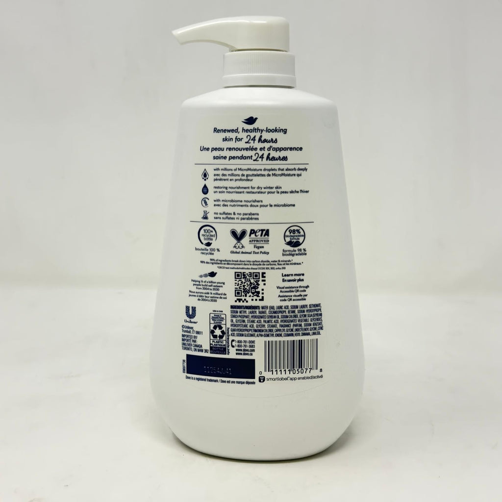 Dove Moisturizing Body Wash Winter Care 3 Pack - 30.6oz Each