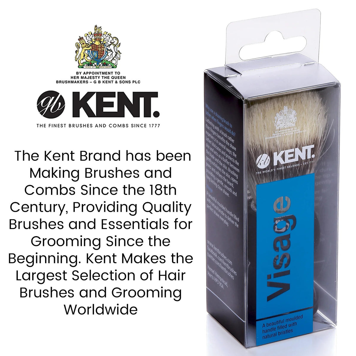 Natural Badger Bristle Shaving Brush for Men - Ergonomic & Soft Boar Bristles
