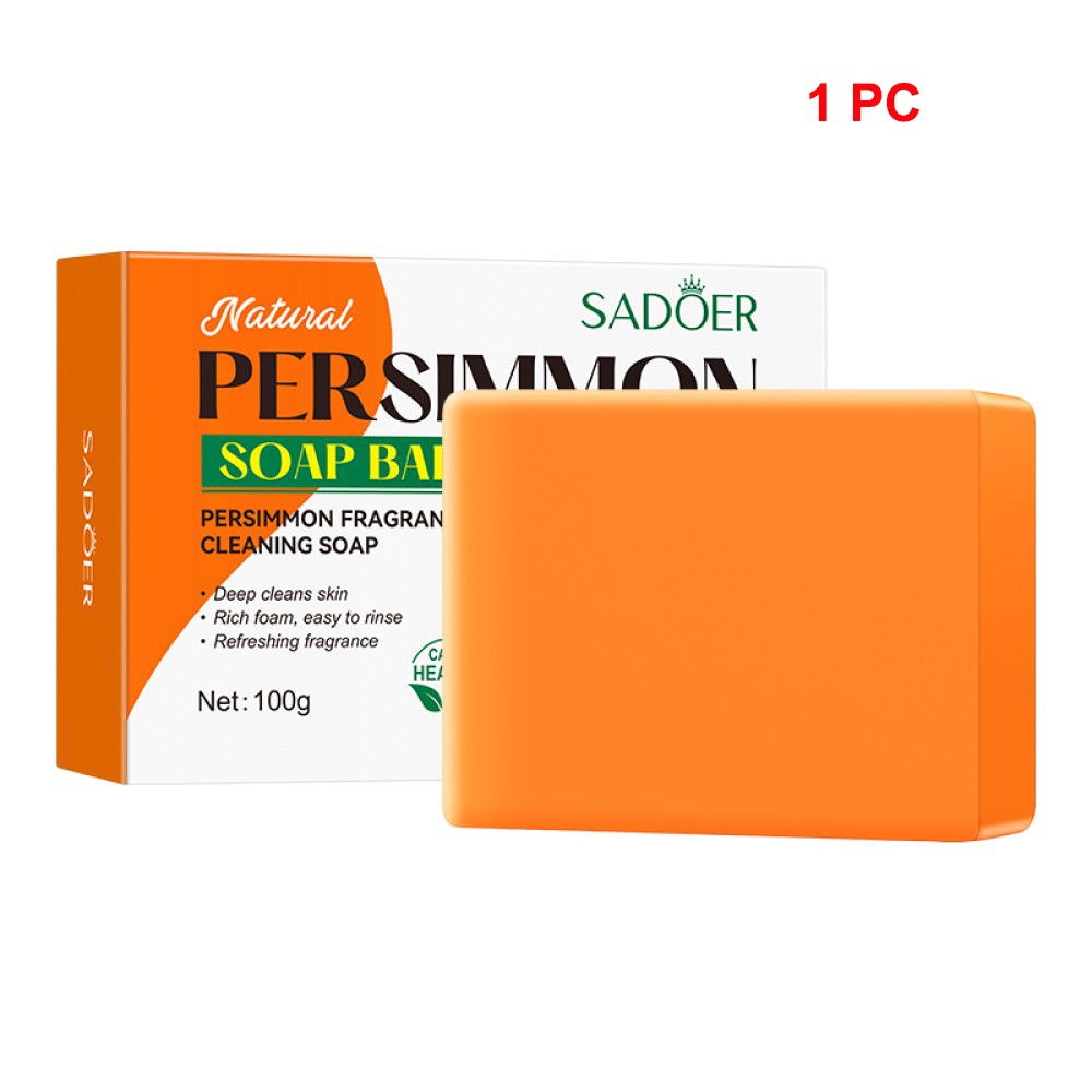 Persimmon Body Soap Bar for Odor Control & Freshness - Men & Women