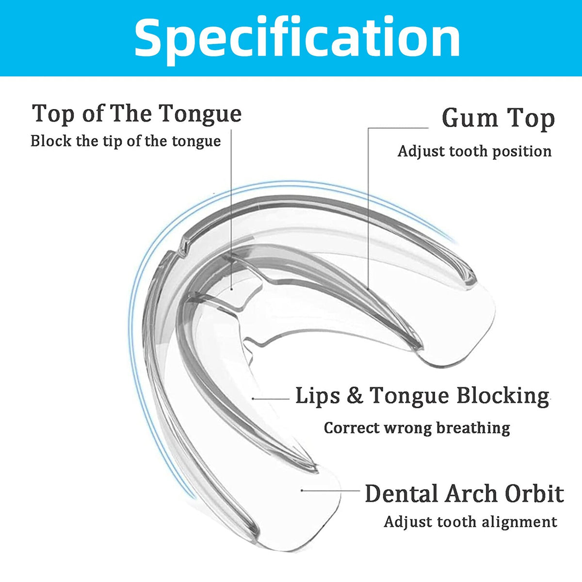 Night Mouth Guard for Teeth Clenching & Straightening 3-Pack - Adults