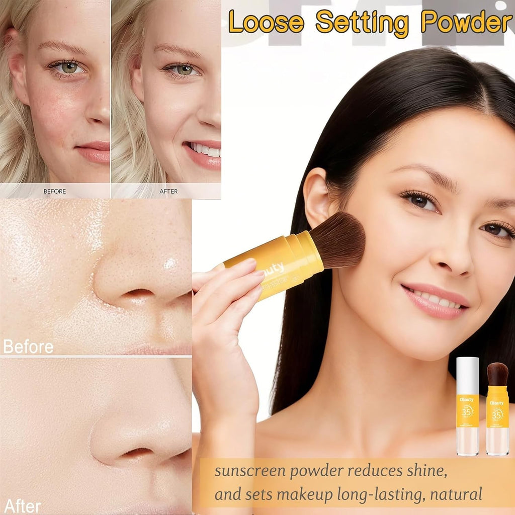 Mineral SPF 35 Face & Scalp Brush-On Setting Powder Oil Control