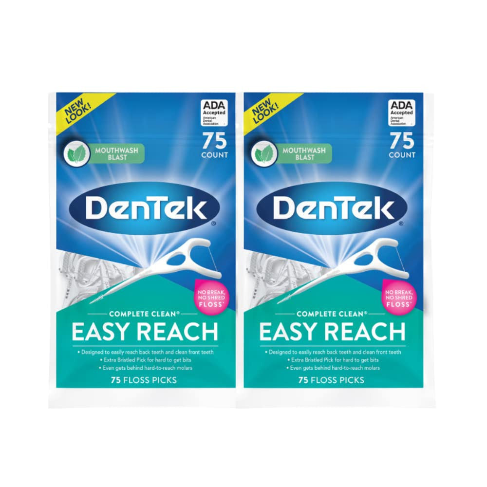 Dental Floss Picks with Fluoride Coating - Mint Flavor, 150 Count Pack