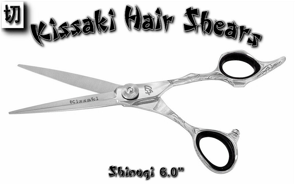 Professional Hair Cutting Scissors 6.0 Inch Shinogi Salon Shears for Barbers