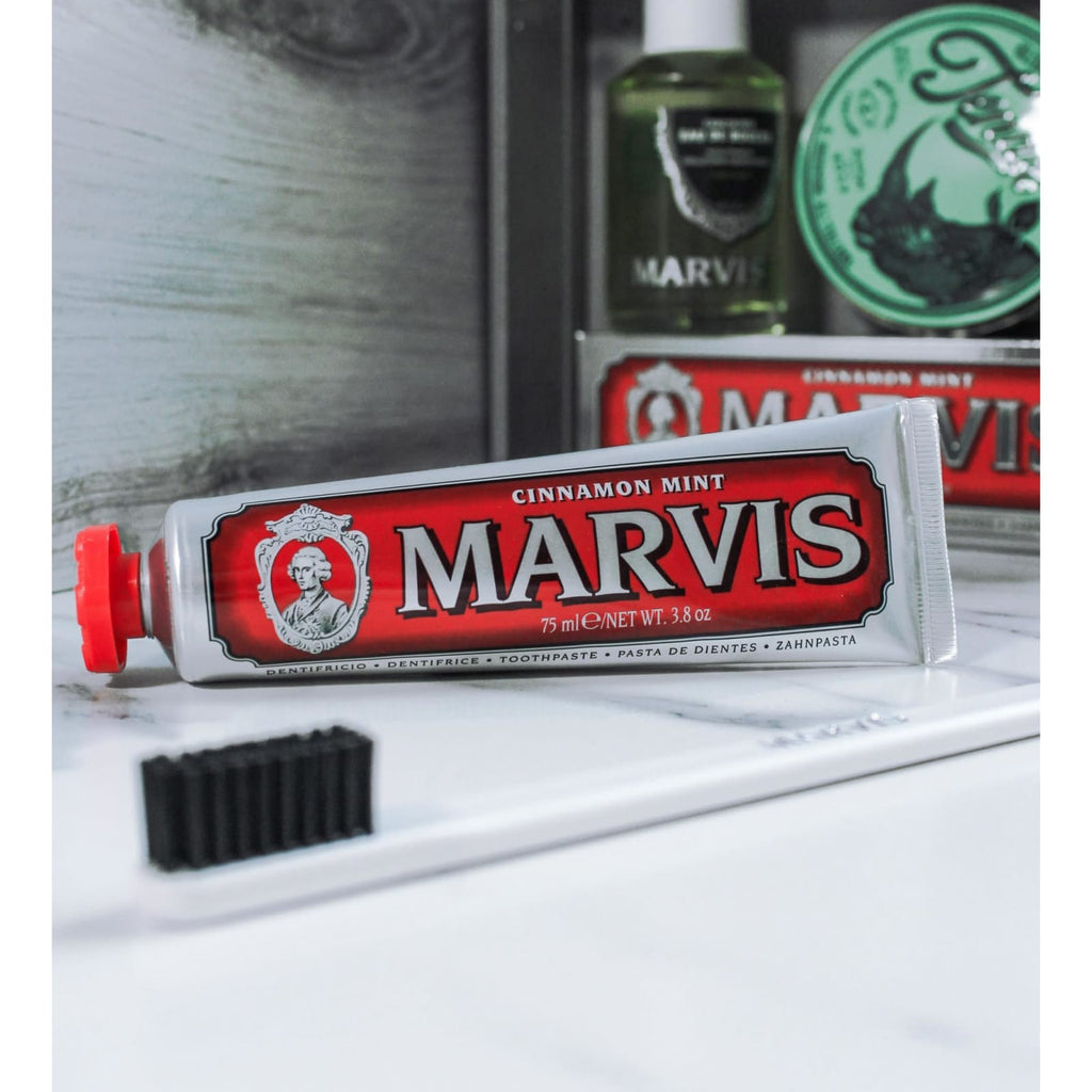 Marvis Cinnamon Mint Toothpaste 3.8 oz Spicy Sweet Flavor Made in Italy