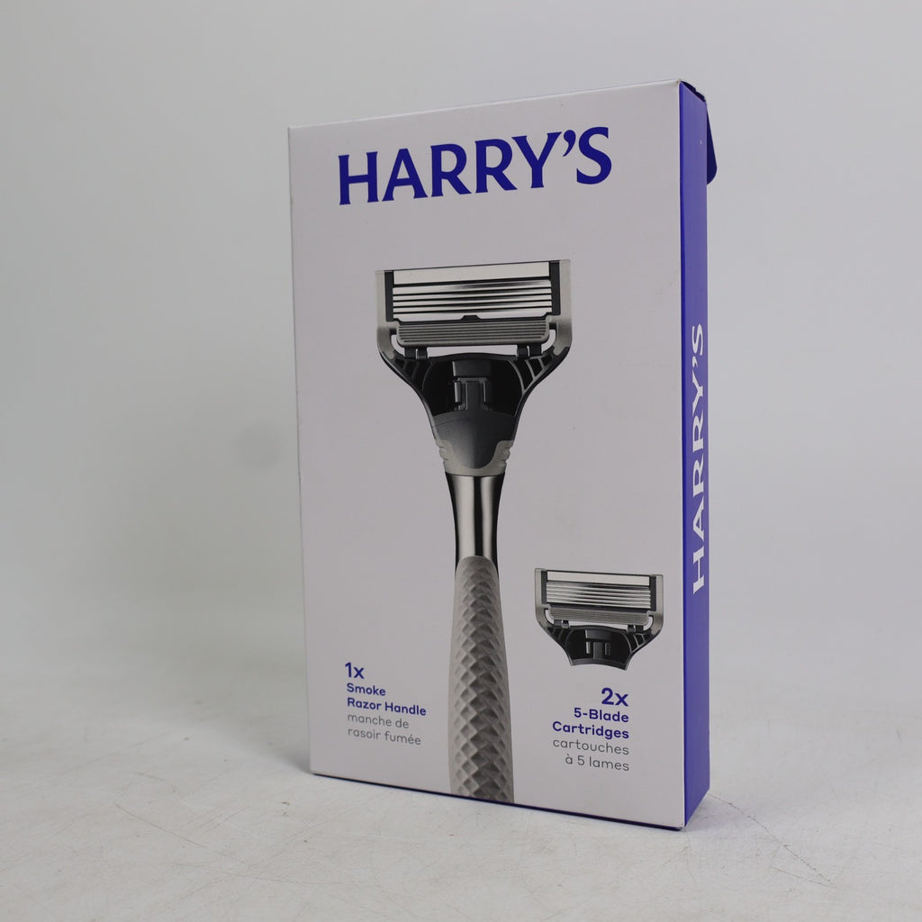 Men's Razor Handle with 2 Cartridges - Chrome Shaving Kit