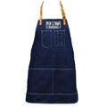 Denim Barber Apron with Pockets - Blue Work Protective Apron for Barbers