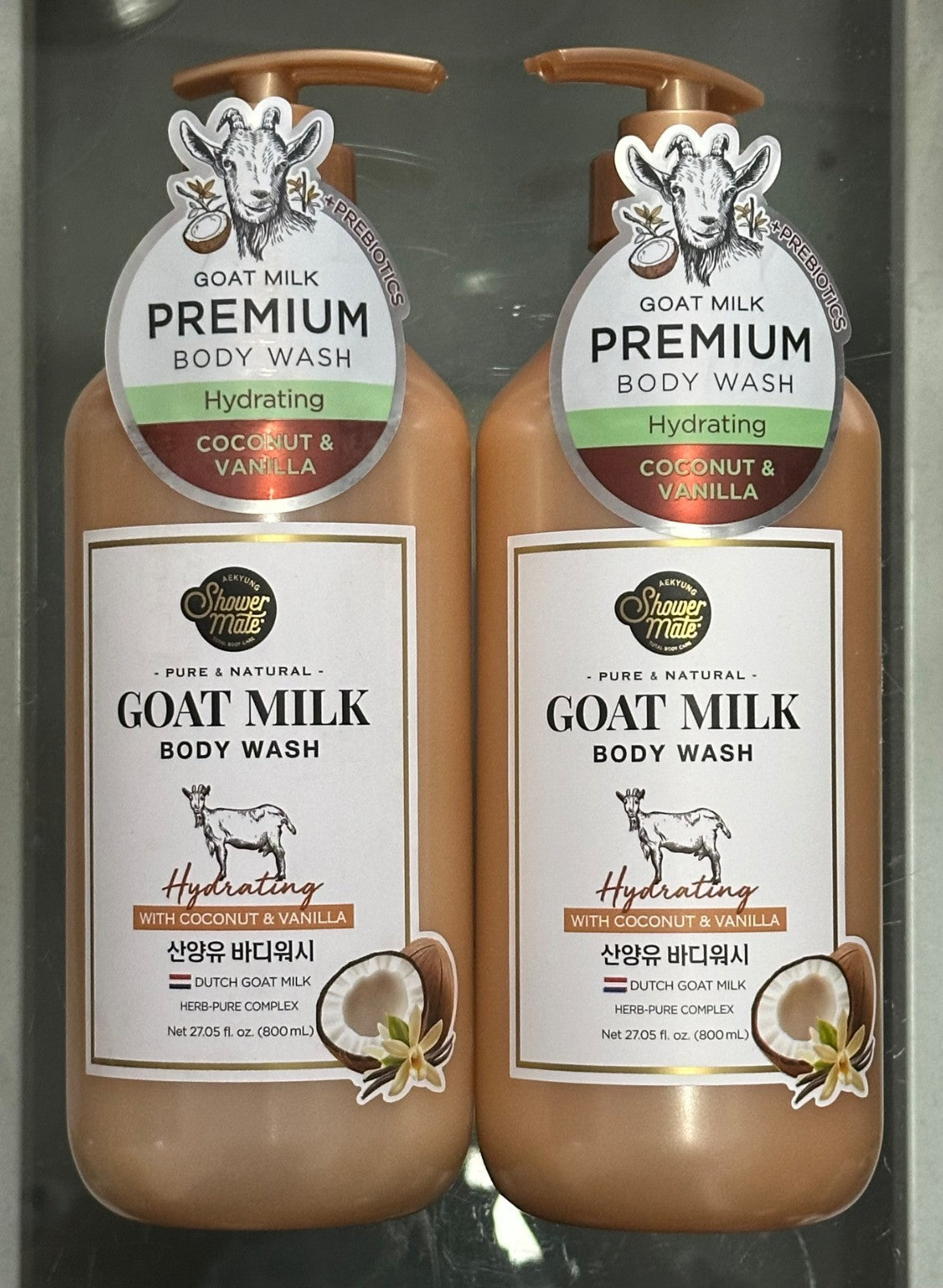 Hydrating Goat Milk Body Wash with Coconut & Vanilla – Natural Skin Nourishment