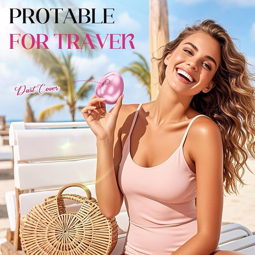 Women’s Electric Shaver 5D Floating Rotary Razor Wet Dry Hair Remover Pink