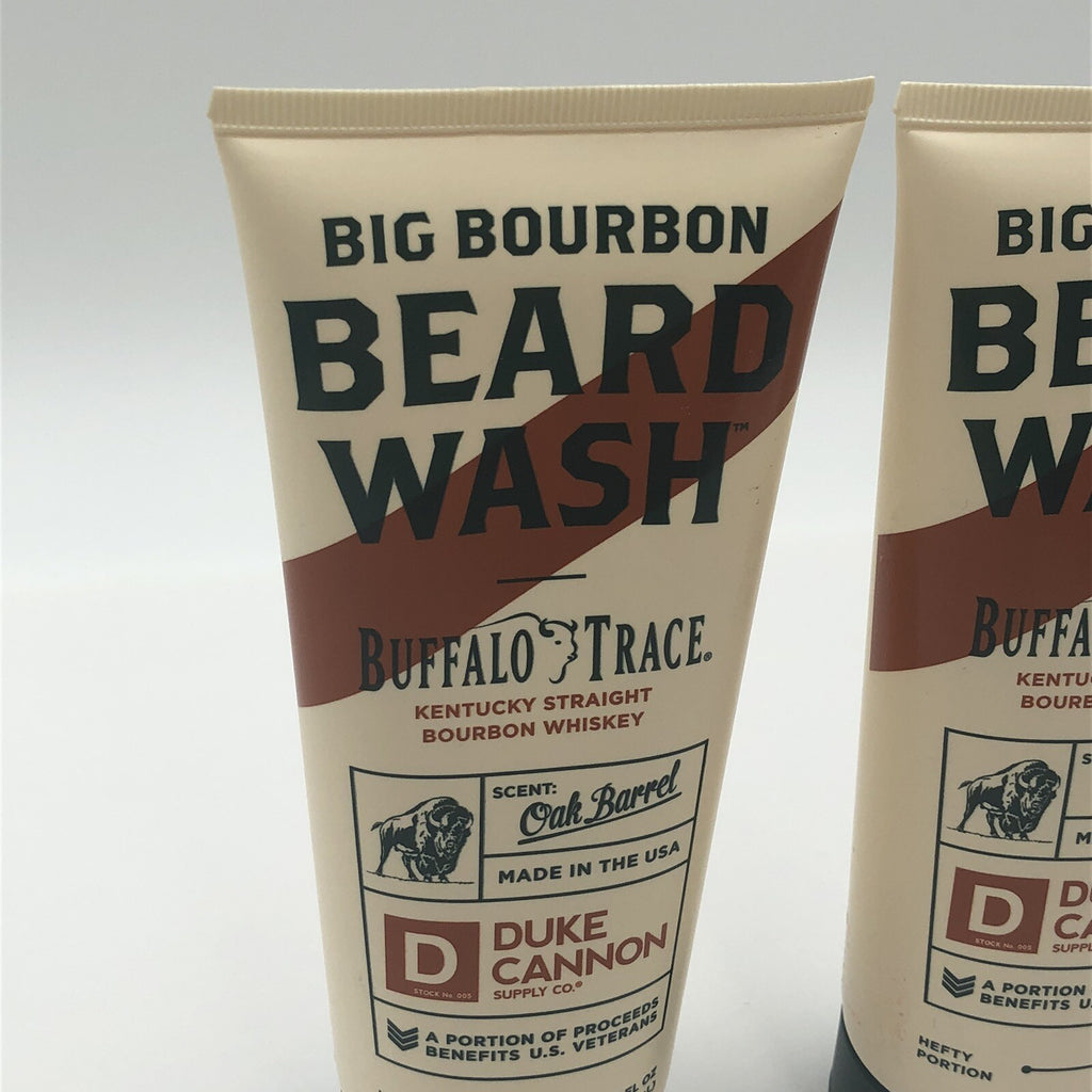 Duke Cannon Big Bourbon Beard Wash Buffalo Trace 6 Oz Lot of 2 - Men’s Grooming