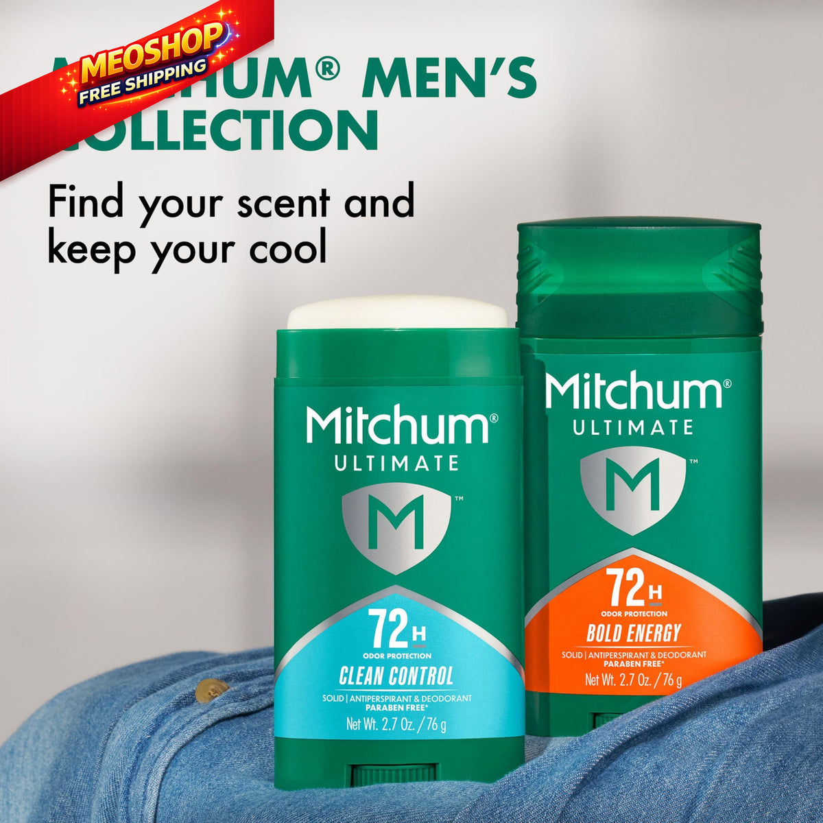 Men's 72H Odor Protection Antiperspirant Deodorant Pack of 2 - Orange