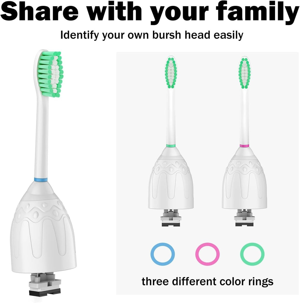 Replacement Toothbrush Heads for Philips Sonicare E-Series & Xtreme - 3 Pack