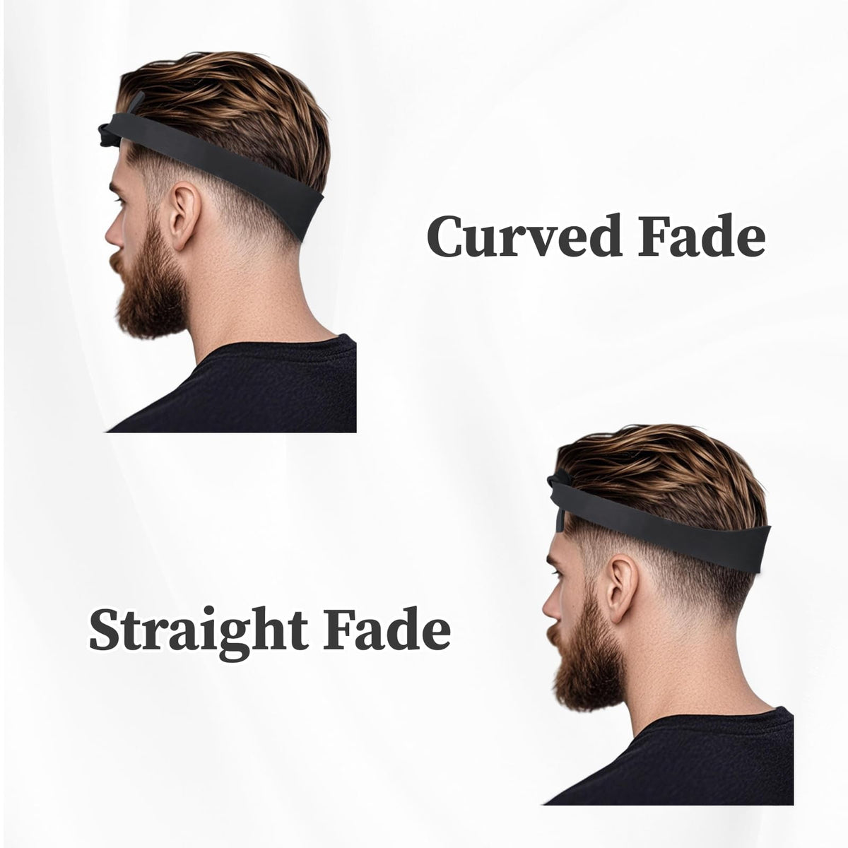 Hair Cutting Kit with Fading Guide and Cape for DIY Men’s Haircuts