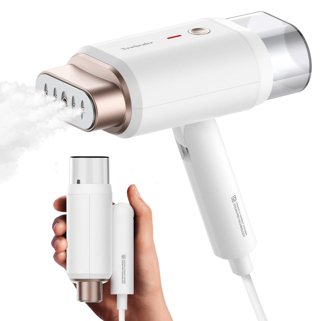 1200W Travel Garment Steamer with Horizontal & Vertical Steam, Foldable Light Portable