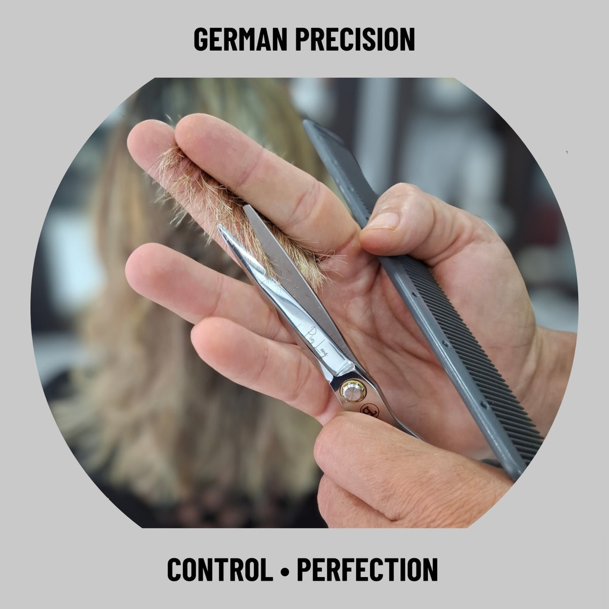 Pius Lang 6.5” Hair Cutting Scissors - Professional Shears for Beginners