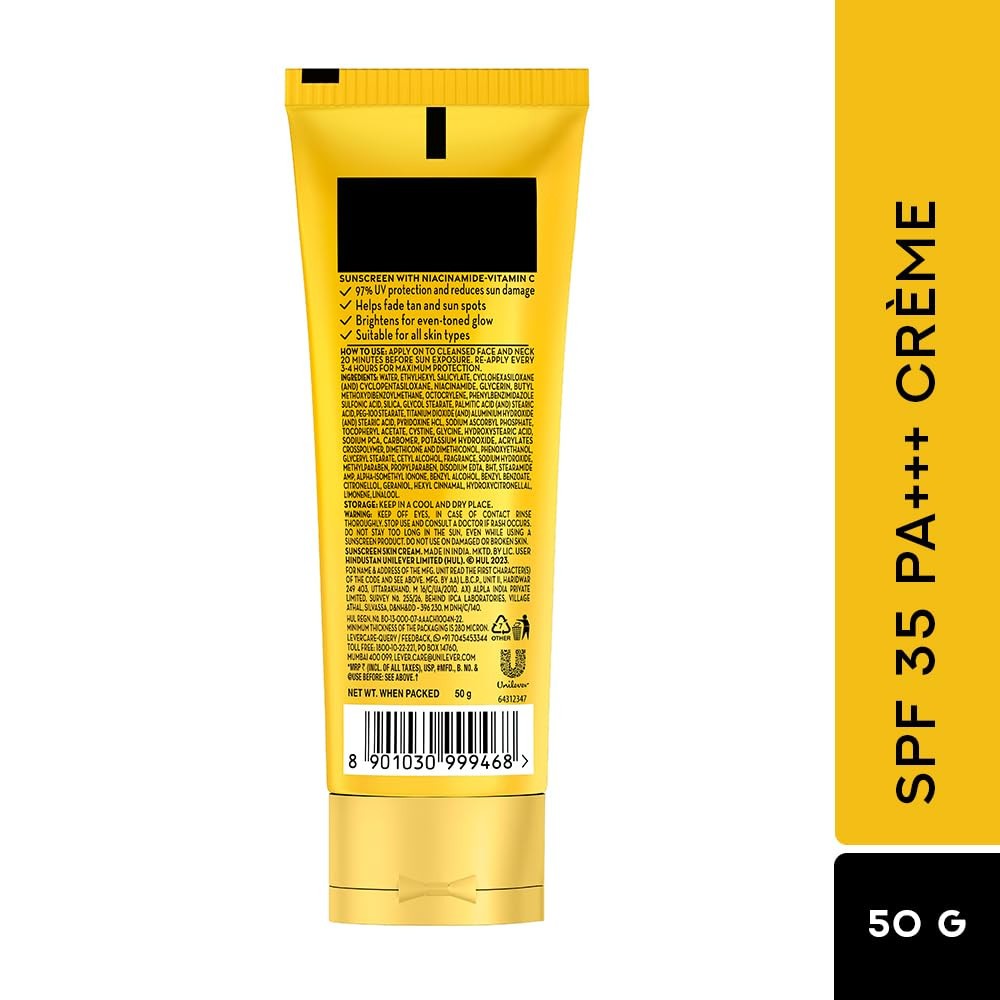 Pond's Sun Miracle SPF 35 PA+++ Niacinamide Light Sunscreen 50g - Broad Spectrum UV Protection