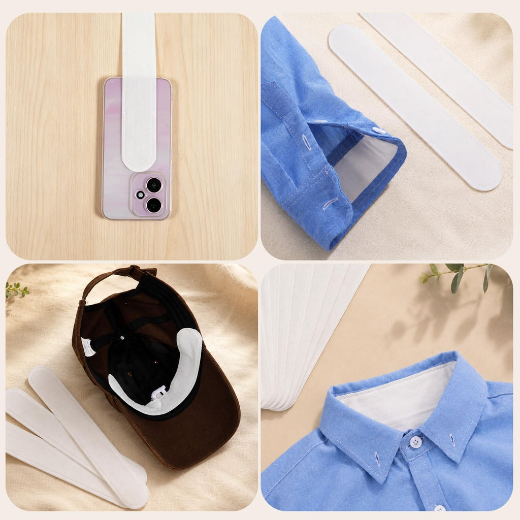 50Pcs Invisible Shirt Collar Protectors Sweat Pads Disposable Neck Liners