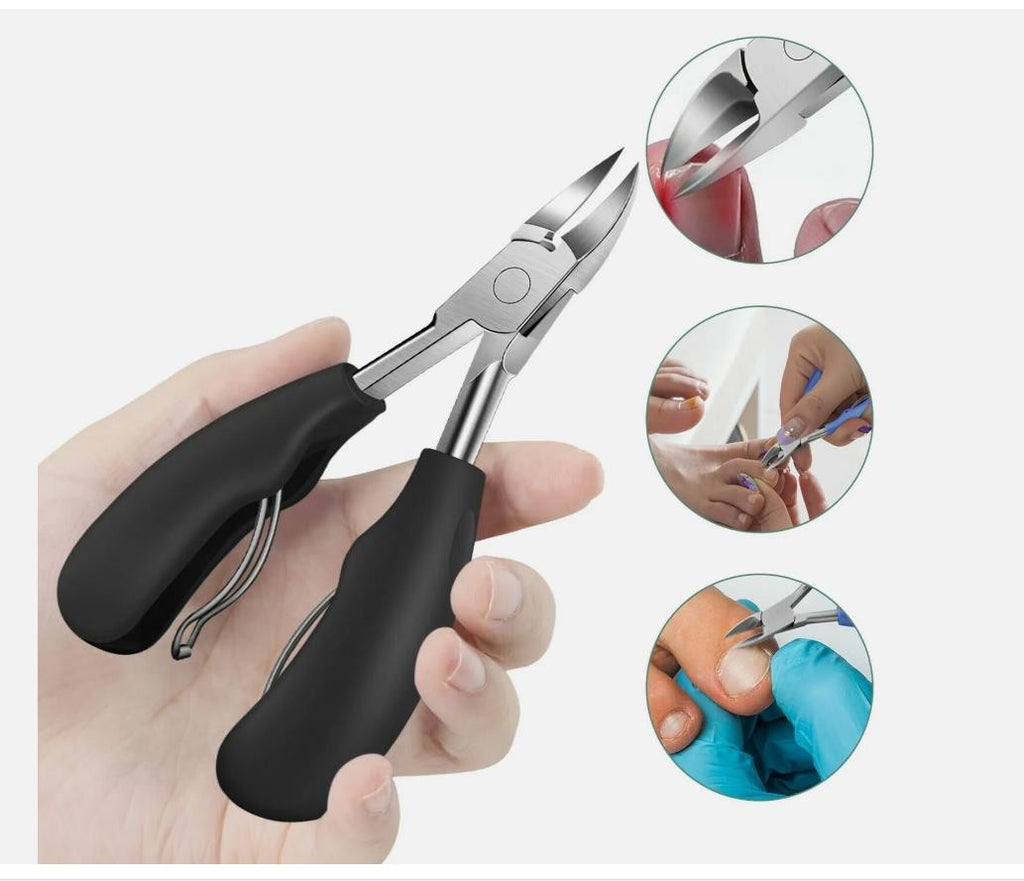 Heavy Duty Toenail Clippers for Thick and Ingrown Nails - Seniors Pedicure Tool