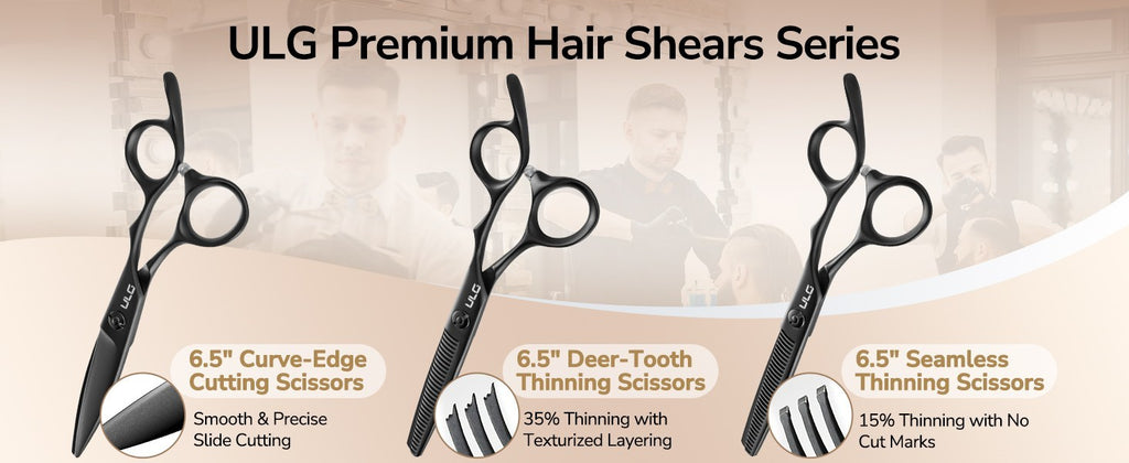 Professional Texturizing Hair Shears - 30 Teeth Stainless Steel Thinning Scissors